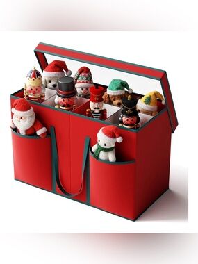 Christmas Figurine and Nutcracker Storage Box